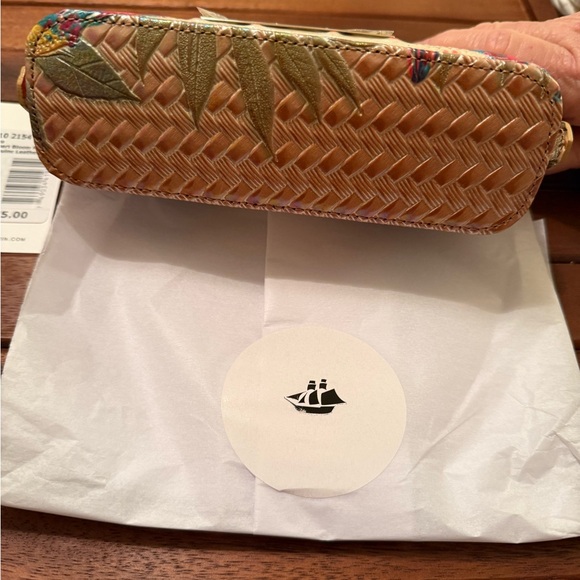 Brahmin Floral Embossed Tina Cosmetic Bag - Desert Bloom - Picture 3 of 6